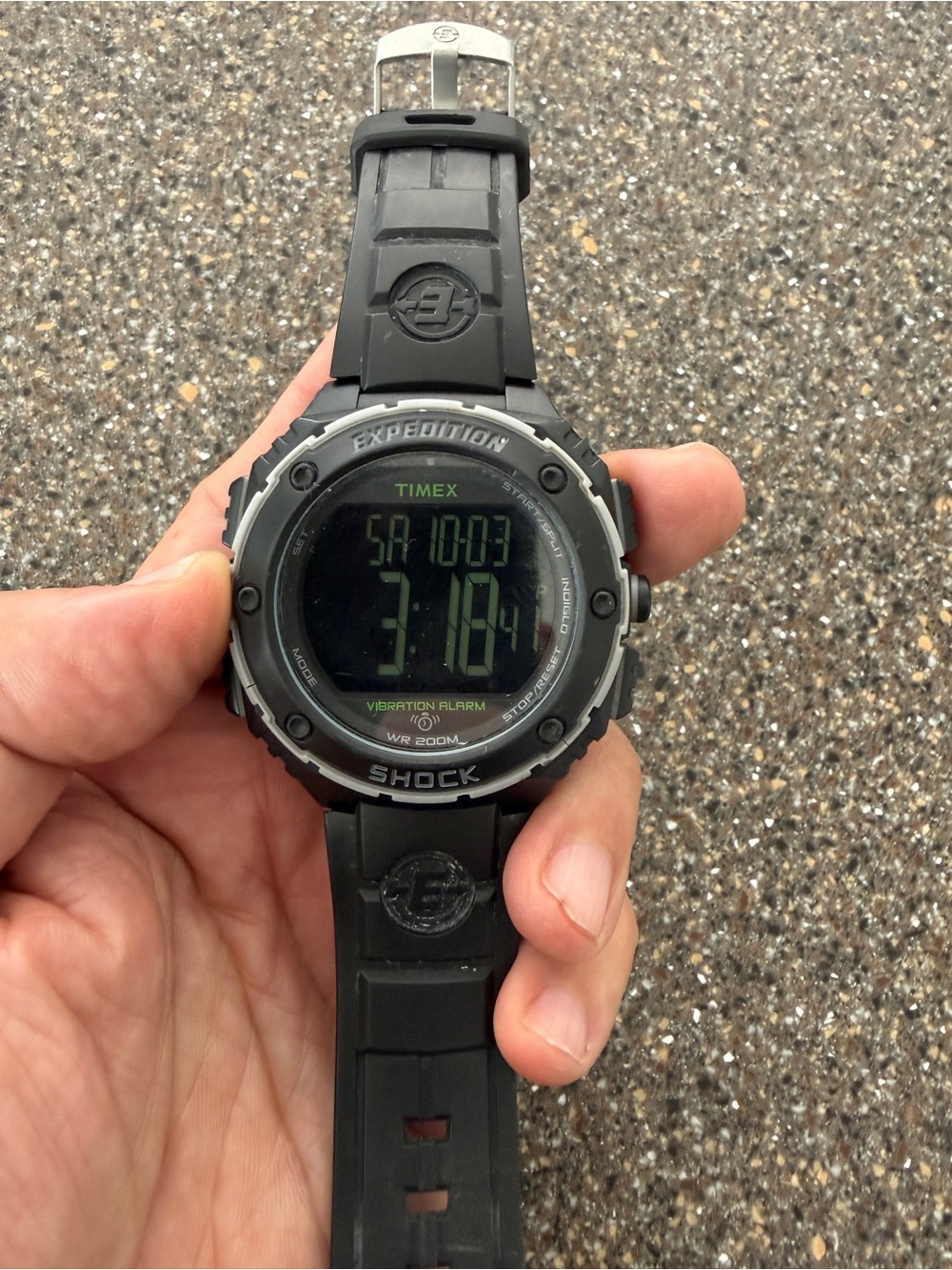 Timex Expedition Black and Gray Digital Shock Watch